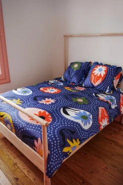Blue Iris Bedding Set><noscript><img width=
