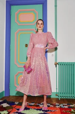 Bunzi Dress Pink><noscript><img width=
