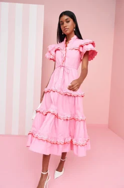 Eden Dress Pink>Celia B Outlet