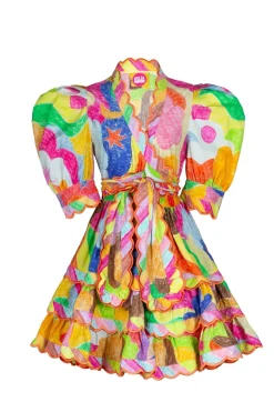 Hortensia Dress Print>Celia B Outlet