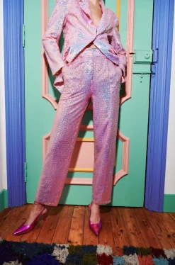 Kimbazi Pants Pink><noscript><img width=