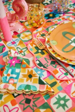 Mosaic Napkins Set Of Two><noscript><img width=