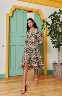 Nile Dress Multi><noscript><img width=