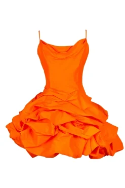 Serenity Dress Neon Orange>Celia B New