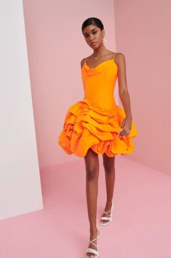 Serenity Dress Neon Orange><noscript><img width=