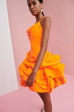 Serenity Dress Neon Orange><noscript><img width=