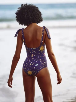 Starry Night Bathing Suit-Navy><noscript><img width=